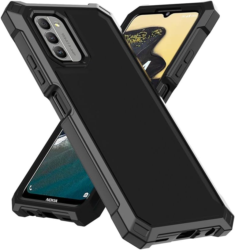 Nokia C300/G100 Case with Screen Protector, Full Body Protection for Nokia C300 N155DL & G100 N150DL, Frosted PC & TPU,