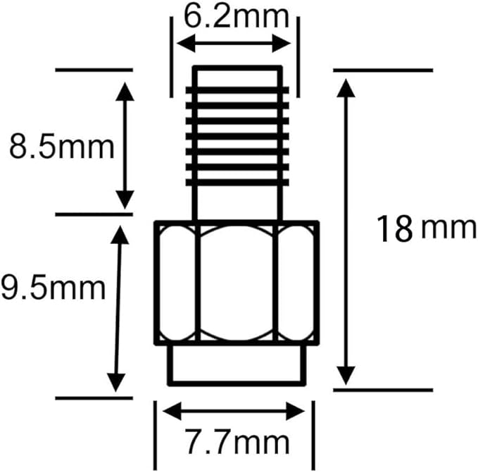 DHT Electronics 2PCS coaxial Coax Adapter SMA Female to RP-SMA Male