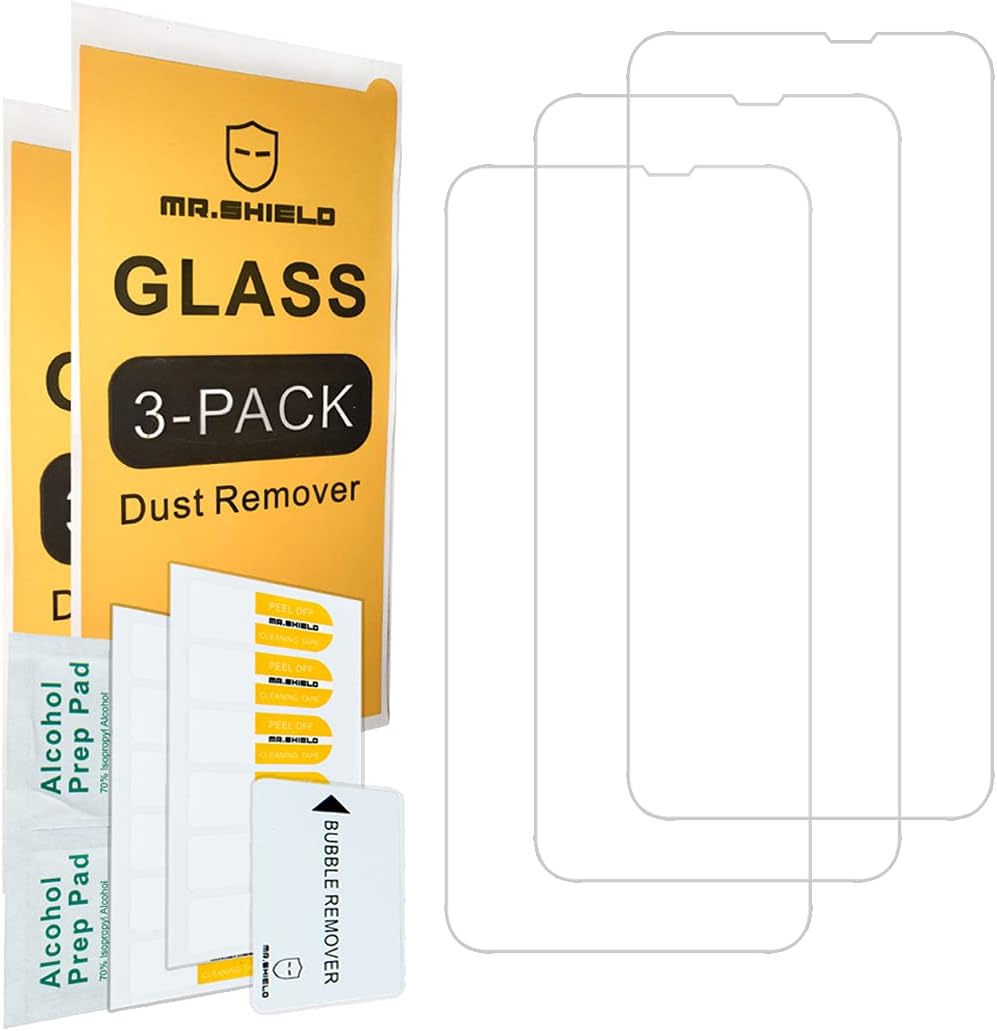 Mr.Shield [3-Pack] Tempered Glass Screen Protector for Nokia XR20, Japan Glass with 9H Hardness