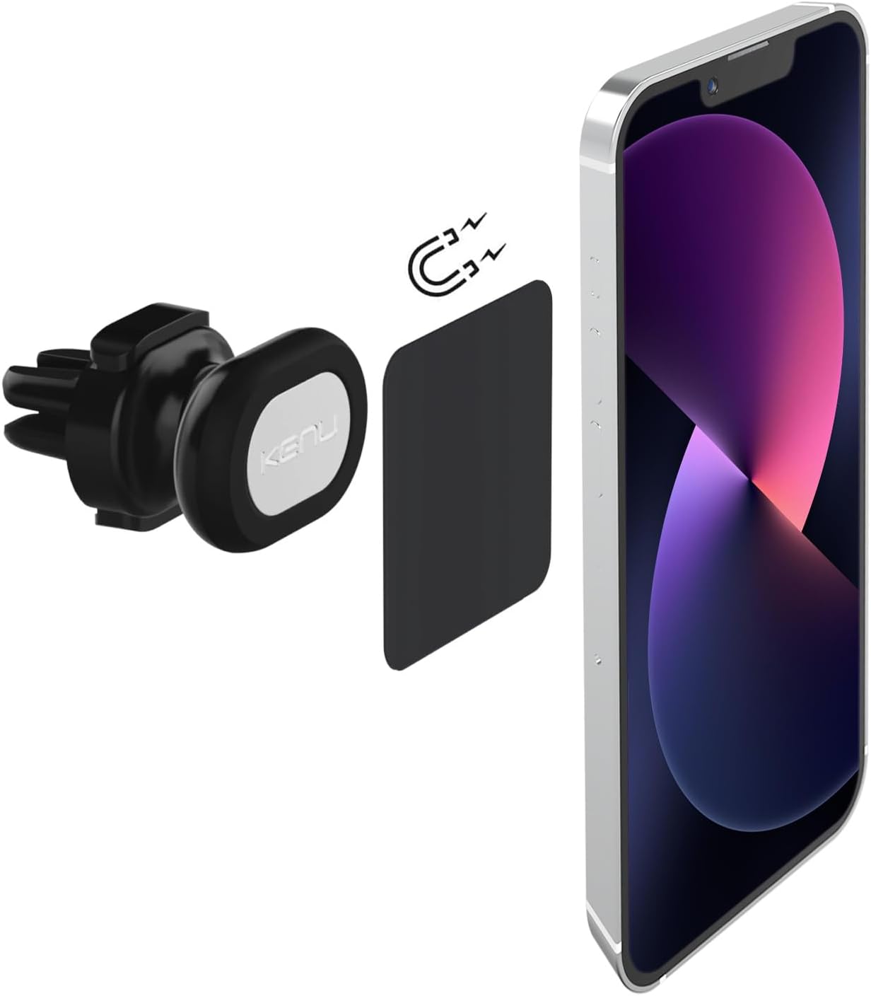 Kenu Airframe Magnetic Phone Car Mount for Air Vent - Portable Holder with 360 Degree Rotation