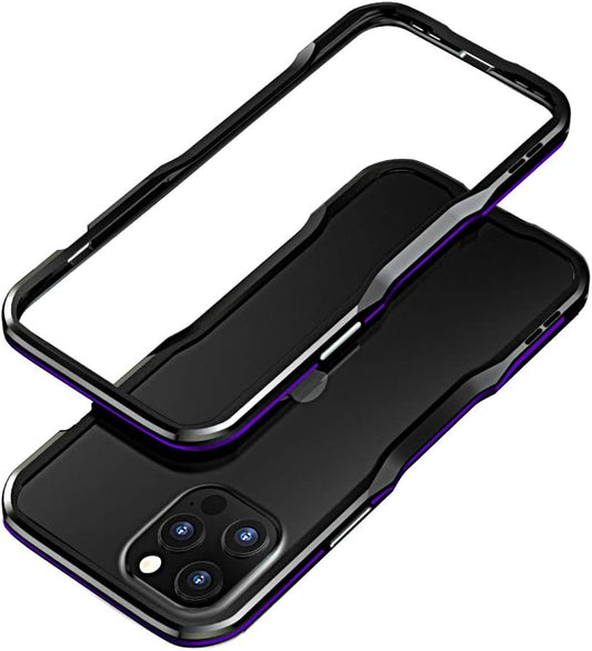 HENGHUI Aluminum Bumpers for iPhone 12 Pro Max 6.7-INCH, Metal Frame Bumper Cover with Shock Absorbent Slim Design