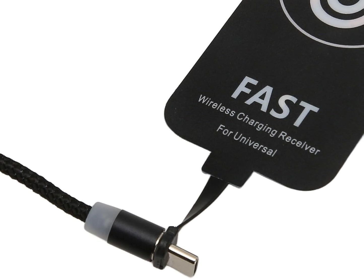 Fast Charging Receiver - Thin Magnetic Suction Type C Charging Receiver for Cell Phones