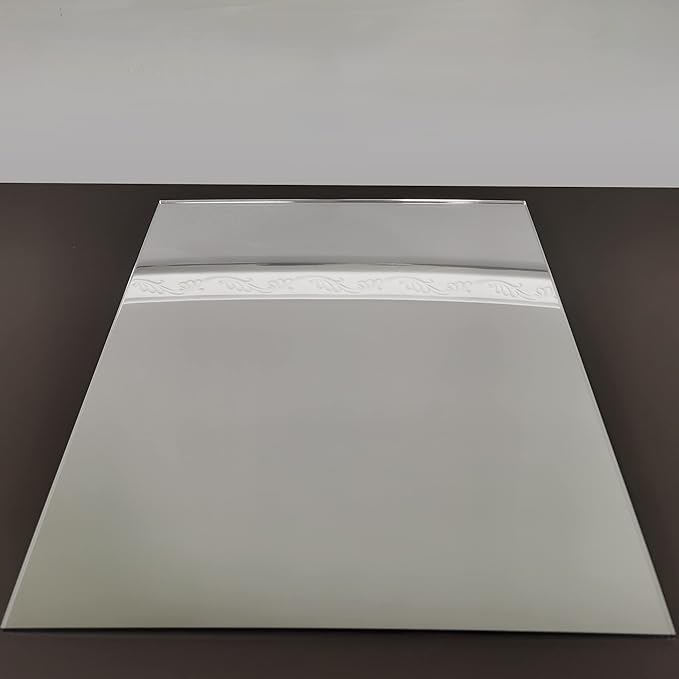 FixtureDisplays® 16X20 20X16 inches Rectangular Acrylic Mirror Plastic Shatter Proof Bath Nursery Kids Safety Mirror-NPF