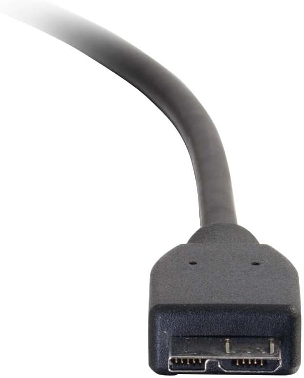 C2G USB Cable, USB 3.0 Cable, USB C to Micro B Cable, Compatible with Thunderbolt 3 Tablet, Chromebook Pixel, Samsung Galaxy TabPro S, LG G6, Macbook, Black, 3 Feet (0.91 Meters), Cables to Go 28862