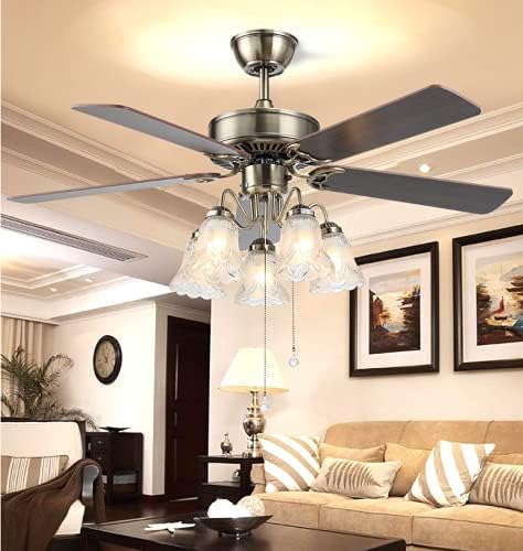 Clear & Frosted Ceiling Fans Light Covers Glass Shade, Transitional Style Replacement Glass Shade with Standard 2-1/8" Fitter Size, 4-4/5" high x 5" Diameter, Pack of 4