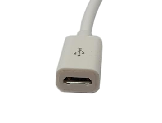 zdyCGTime Micro USB to Mini USB Extension Cable Micro USB Female to Mini USB Male Charging & Sync Adapter Cable Cord(2 Pack White