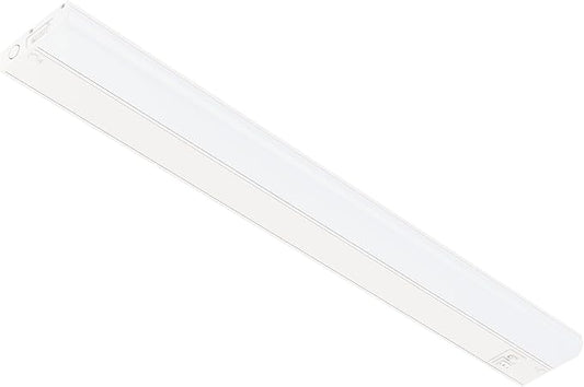 GETINLIGHT 30-inch Hardwired Only 3 Color LED Under Cabinet Lighting, Selectable 3000K/4000K/5000K, Dimmable, Matte White Finished, ETL Listed, IN-0201-14-WH-345K