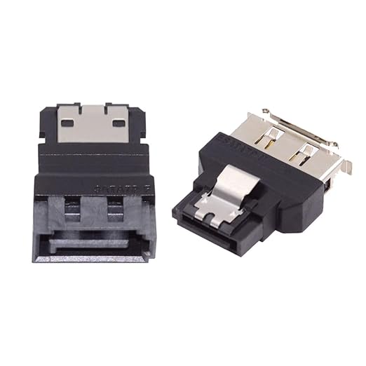 chenyang SATA to eSATA & eSATA to SATA Converter Extender Adapter for SSD Disk 2Pcs/Set
