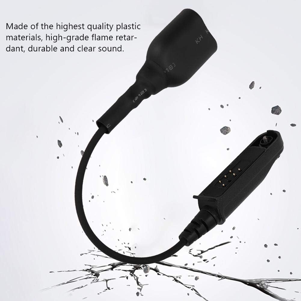 Yoidesu Walkie Talkies Headset Adapter for Baofeng BF-9700, K-head 2 Pin Audio Cable Adapter