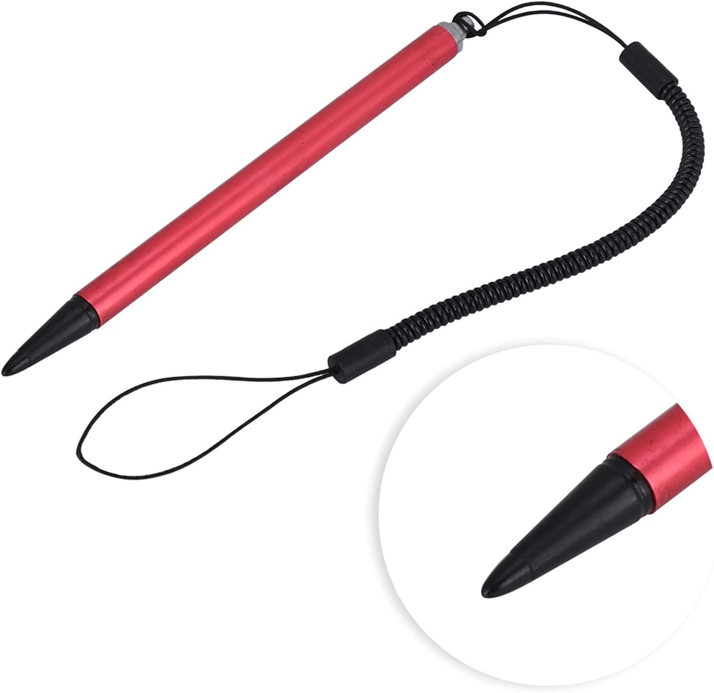 getac v110 Stylus Yctze, Resistive Touch Painting Pen with Spring Rope for POS PDA Navigator (Red)