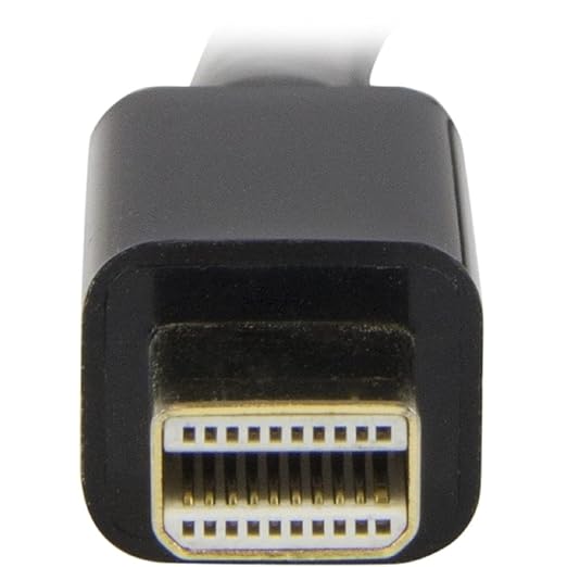 StarTech.com Mini DisplayPort to HDMI Adapter Cable - mDP to HDMI Adapter with Built-in Cable - Black - 3 m (10 ft.) - Ultra HD 4K 30Hz