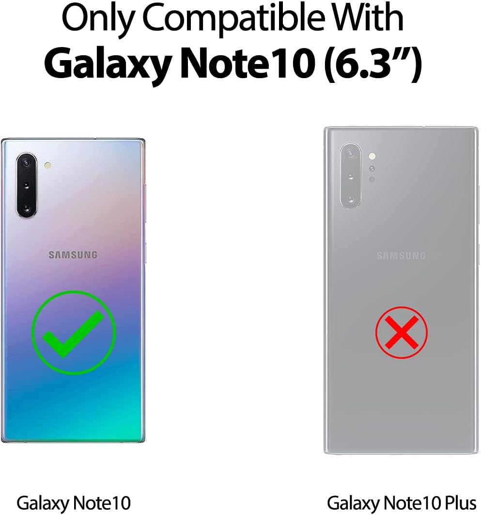 GOOSPERY Liquid Silicone Case for Galaxy Note 10 (2019) - Shockproof Cover with Silky-Soft Touch, Blue Navy