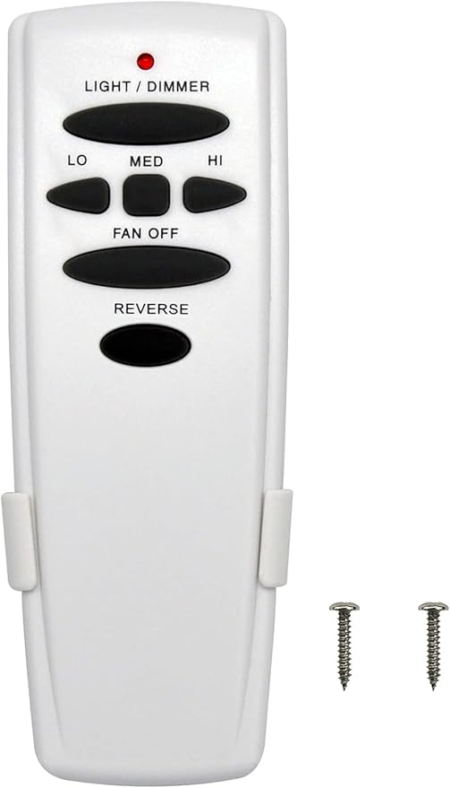 HD6 Replacement Remote for Hampton Bay Hunter Ceiling Fan Remote Control,303.9MHz w/Reverse Light Dimmer 3-Speed Wall Mount,for UC7078T CHQ7078T CHQ8BT7078T L3H2010FANHD Fan-HD HD6(Remote Only)