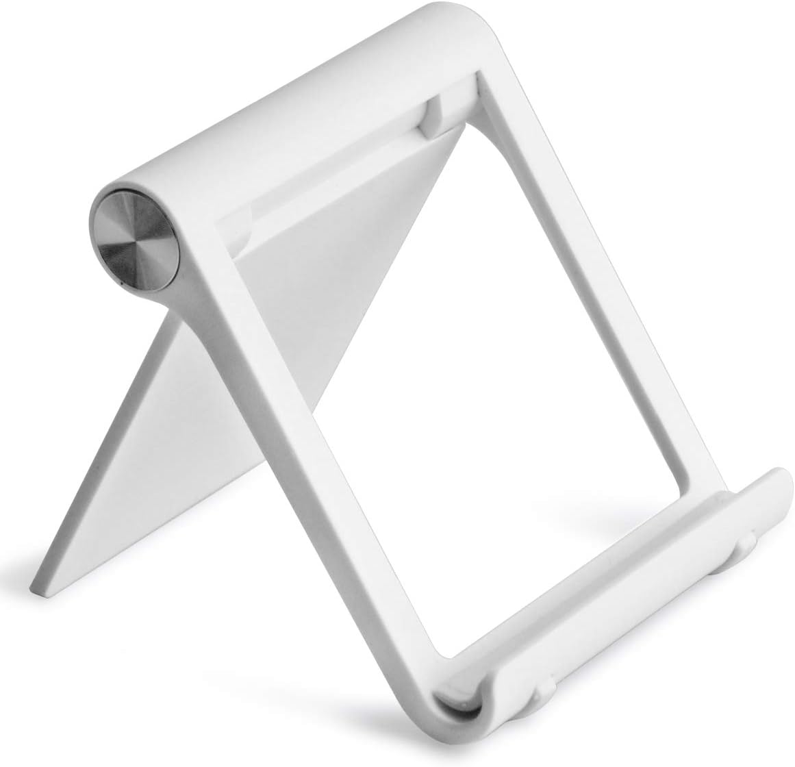 Mayten Foldable Cell Phone Stand for iPhone, Adjustable Holder for iPhone 15/14/13/12/11/Pro/Max/SE, White