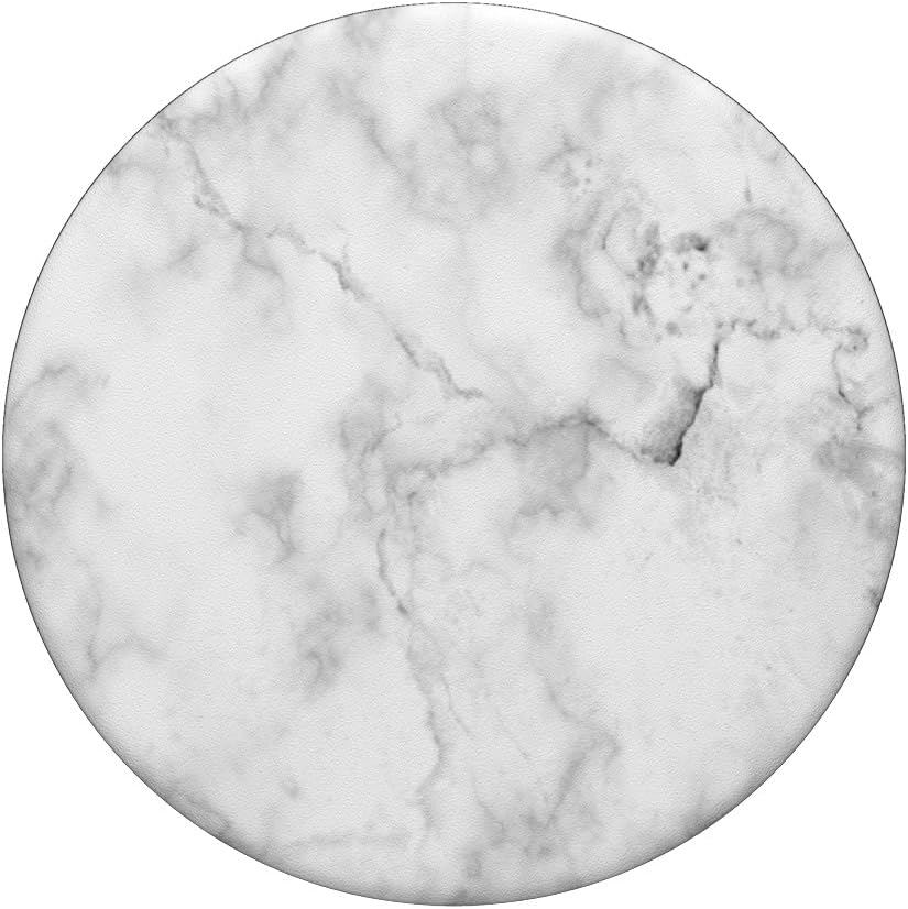 Marble Black White Grey Pop Socket for Girls Boys - PopSockets Standard PopGrip