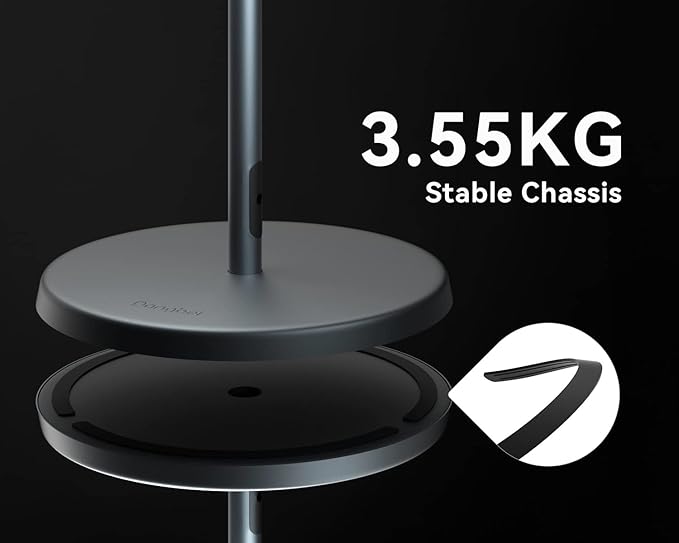 Dangbei Projector Floor Stand, Projector Mount, Height Adjustable 3.9-35.4 Inch, 360° Rotation 1/4" Screw Compatible with DBX3 Pro