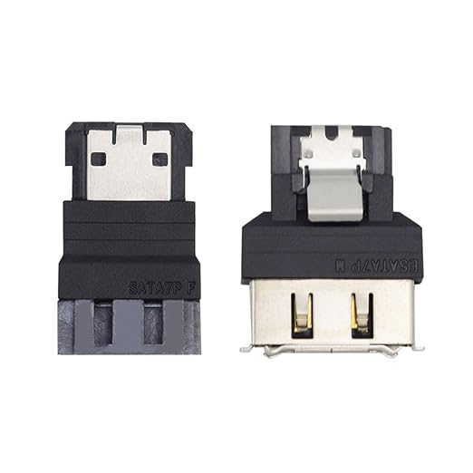 chenyang SATA to eSATA & eSATA to SATA Converter Extender Adapter for SSD Disk 2Pcs/Set