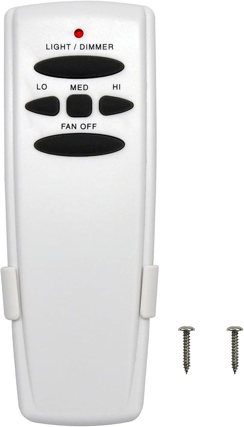 Fan-HD Ceiling Fan Remote Control Replacement for Hampton Bay Hunter, 303.9MHz Light Dimmer w/ 3-Speed, Replace for UC7078T CHQ7078T CHQ8BT7078T L3H2014FANHD L3H2010FANHD HD5(Remote Only)