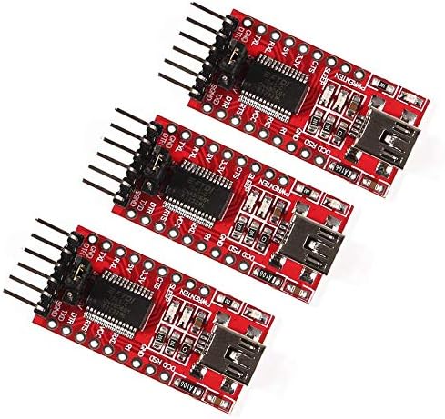3PCS FT232RL Mini USB to TTL FTDI Adapter Module, 3.3V 5.5V FT232R Breakout FT232RL USB to Serial Converter Adapter Board