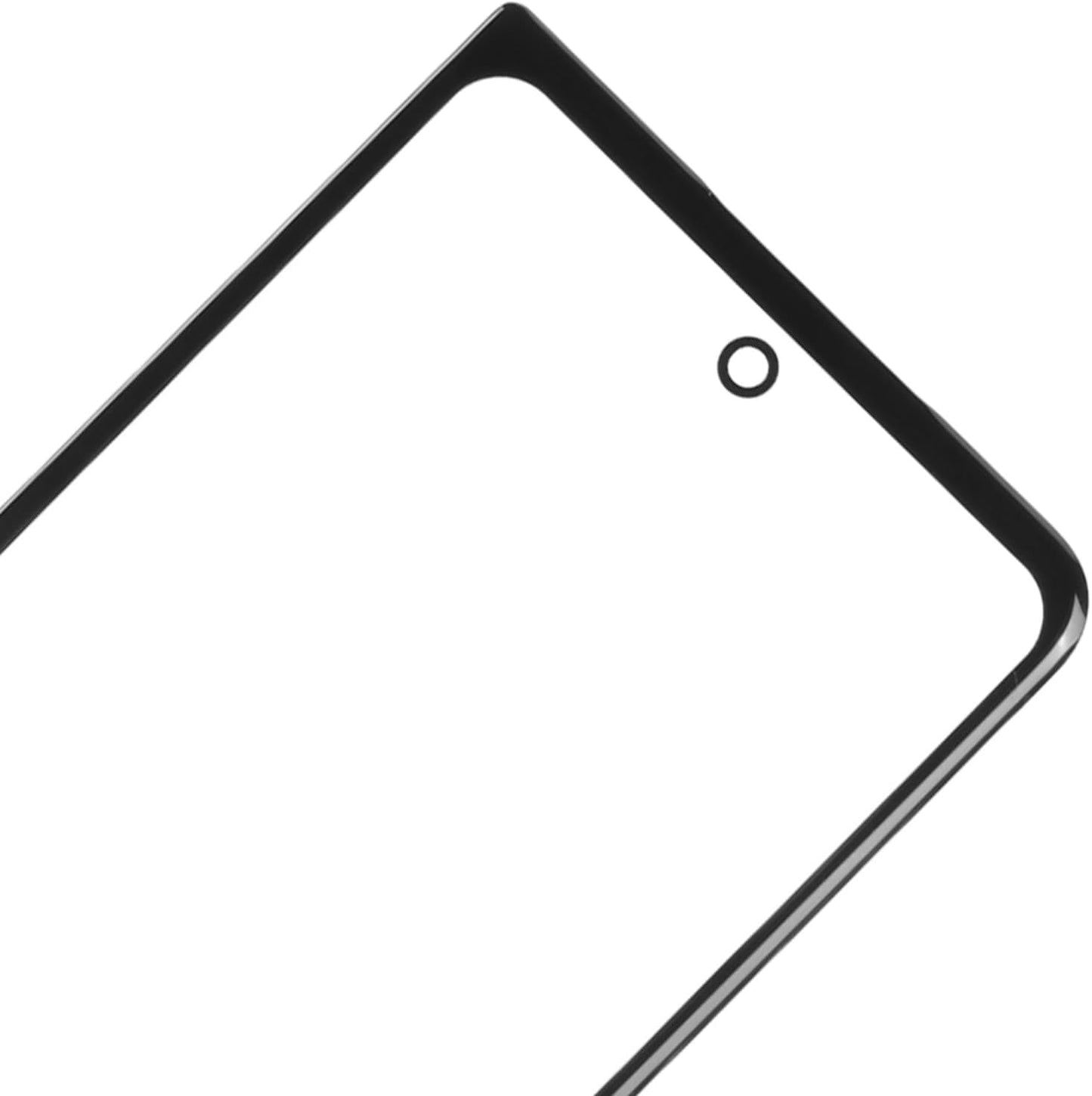 Front Glass Repair Kit for Galaxy Z Fold 3 5G F926, Replacement Front Outer Lens Glass Screen with Tool Glue, Phone