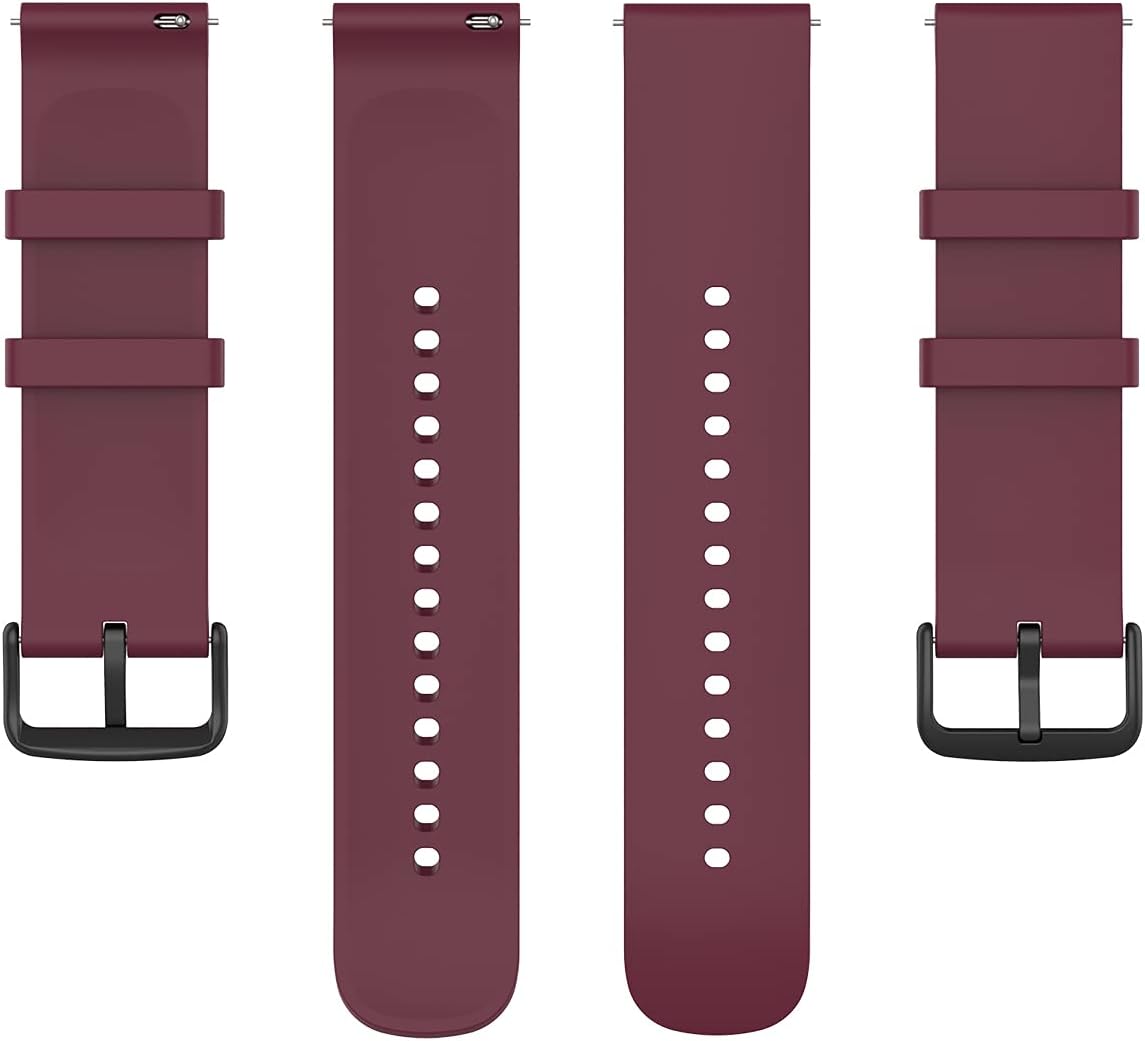 E ECSEM Bands for LIVIKEY 41MM, Sport Band Silicone Wristbands Replacement for Smart Watch for Men Women