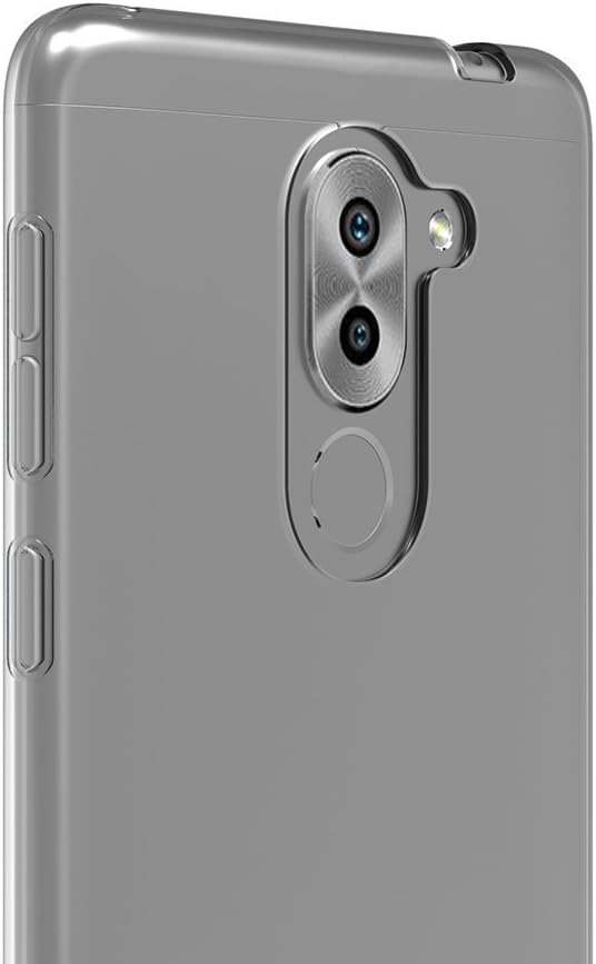 MaiJin Soft TPU Rubber Gel Bumper Case for Huawei Mate 9 Lite/Honor 6X / Huawei GR5 2017 (5.5 inch) Transparent Back