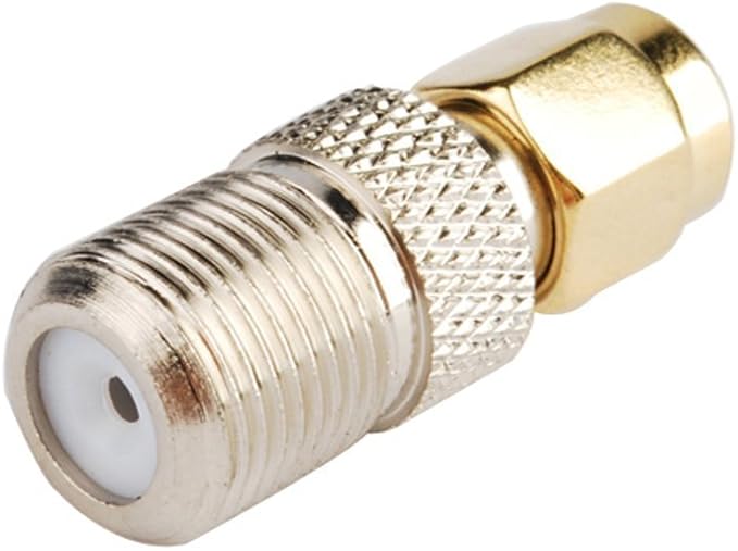 DHT Electronics 2pcs RF coaxial Coax Adapter SMA Male to F Female