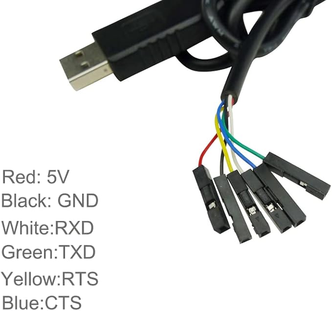 USB to TTL Serial Cable Adapter FTDI Chipset FT232 USB Cable TTL 5V for Arduino for ESP8266