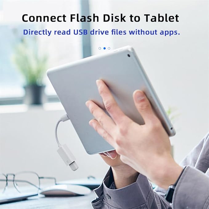 NFHK Type C USB-C to Standard Type-A USB3.0 Female Adapter Compatible with MacBook Laptop Tablet Phone