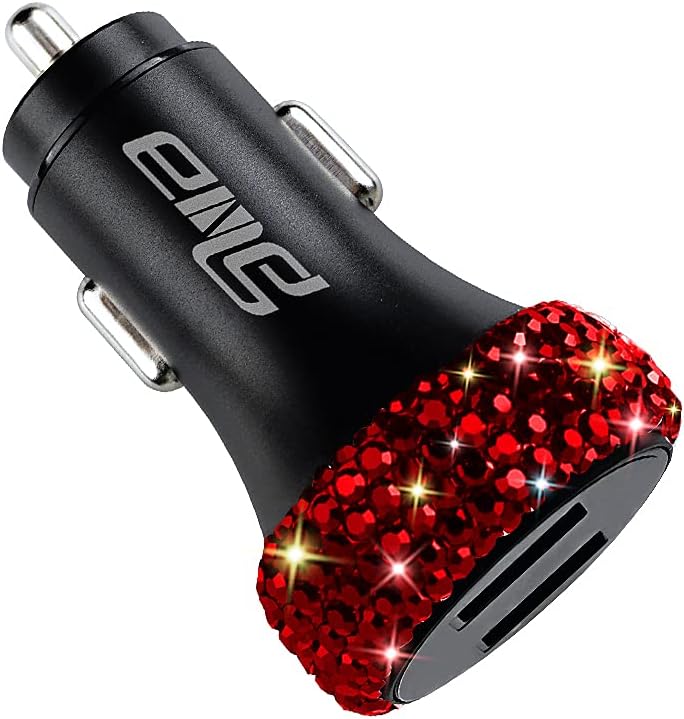 Dual USB Car Charger Quick Charge 3.0 Adapter, Fast Charging Compatible for iPhone, Samsung, Google Pixel