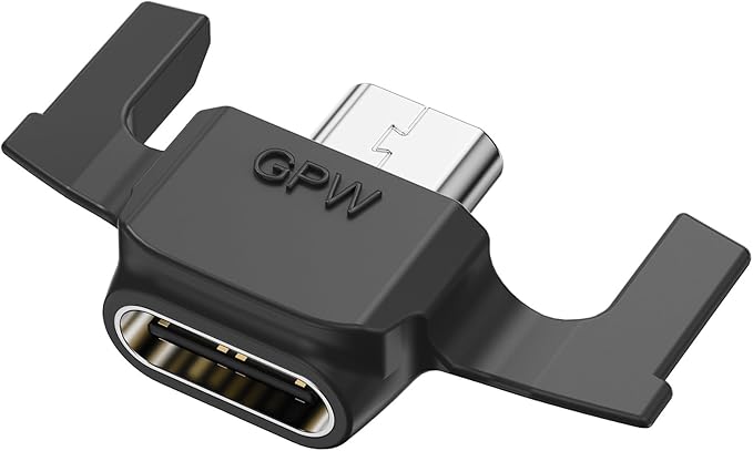 USB-C Adapter Compatible with Logitech GPW1/GPW2 Wireless Gaming Mouse,Micro USB to Type-C Converter | Model-Specific Fit | Support Charge & Data Sync | 3-Second Install | 10K+ Durability