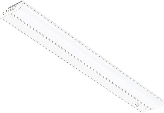 GETINLIGHT 24-inch Hardwired Only LED Under Cabinet Lighting, Daylight White(5000k), Dimmable, Matte White Finished, ETL Listed, IN-0201-13-WH-50