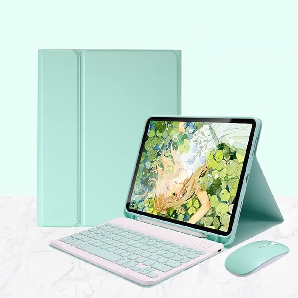 ZGSENLAN Mouse Keyboard Case for Galaxy Tab S7+/S7 FE/S8+/S9+/S9 FE+ 12.4", Magnetic Detachable Bluetooth Keyboard