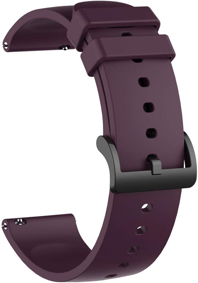 MVEFOIT/SOUYIE T45S Smartwatch Bands, Quick Release Soft Silicone Sport Band Compatible with MVEFOIT 1.7'' P42B Smart