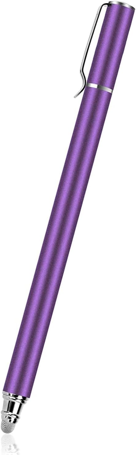 Fonus Purple Stylus M9X for Galaxy A03s A13 A14 A23 A53 A54 5G Phones - Lightweight Touch Screen Pen Aluminum Fiber Tip