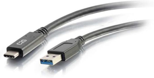 C2G 6FT USB 3.0 Cable, USB C Charger for Apple iPhone 15/15 Pro, Samsung, Google, & Android Phones Durable Cable - USB A to C (28832)