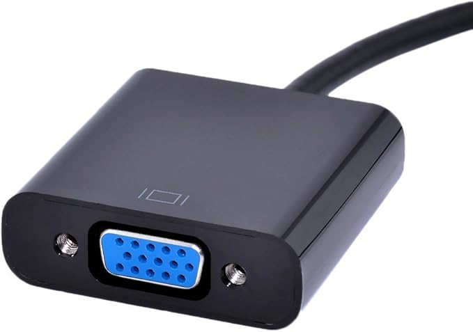 AYA 9" HDMI Male to VGA Female (15-Pin) Video Converter Adapter 1080p for PC, TV, Notebooks