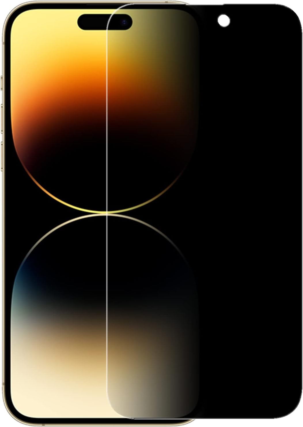 iPhone 14 Pro Max ARMOR Flexible Glass Screen Protector, 9H Privacy Guard for ultimate protection.