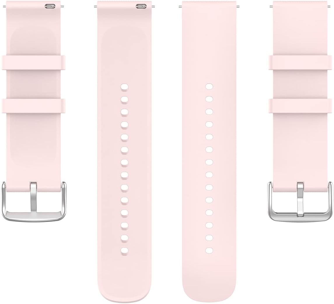 E ECSEM Bands for LIVIKEY 41MM, Sport Band Silicone Wristbands Replacement for Smart Watch for Men Women
