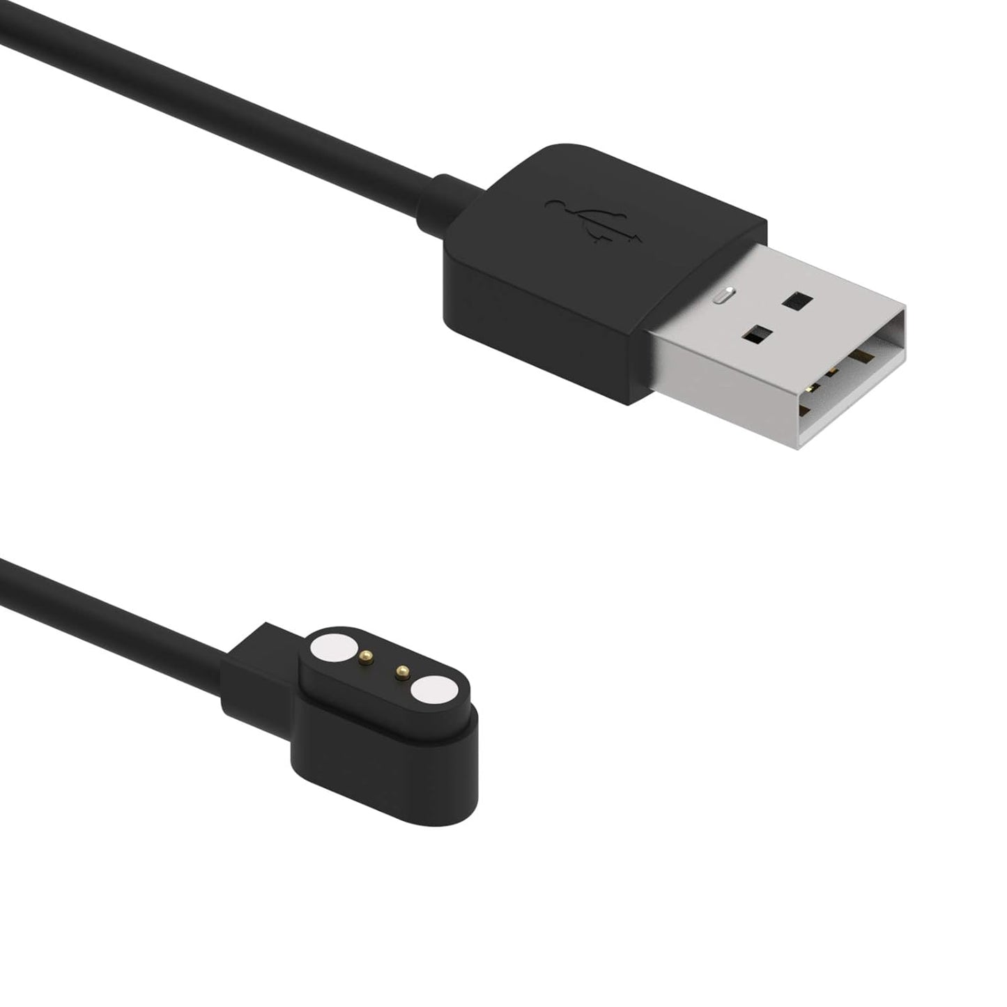 E ECSEM Charging Cable for SOMTLERK A221 Smartwatch, Magnetic USB Replacement Charger Cord 3.3Ft, Black