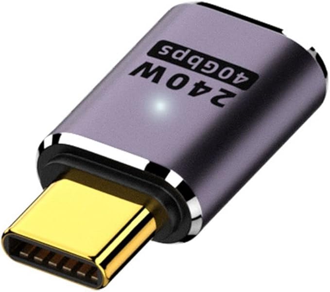 chenyang USB C Connector,USB4 Type C Male to Female 240W Power 40Gbps Data 8K Video Adapter for NS Phone Laptop
