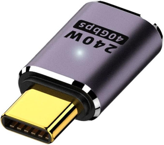 chenyang USB C Connector,USB4 Type C Male to Female 240W Power 40Gbps Data 8K Video Adapter for NS Phone Laptop