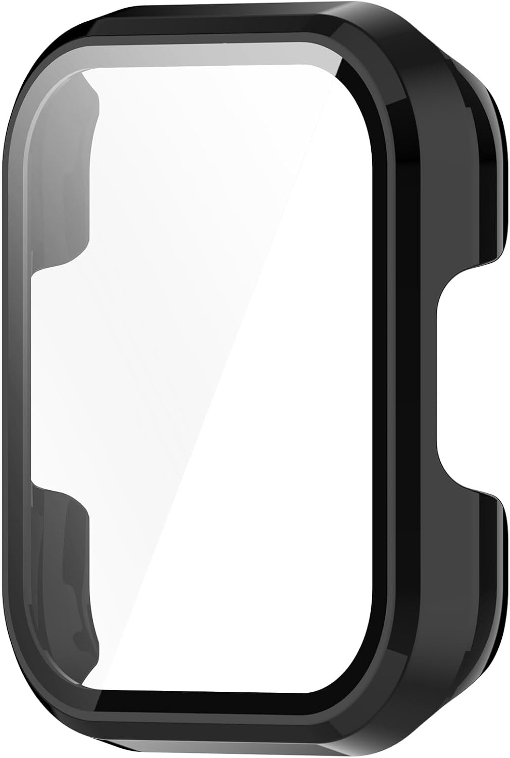 Protective Case for SKG V7 & V7 Pro, Hard PC Film Face Cover Bumper, Smartwatch Accessories (Black & Black)