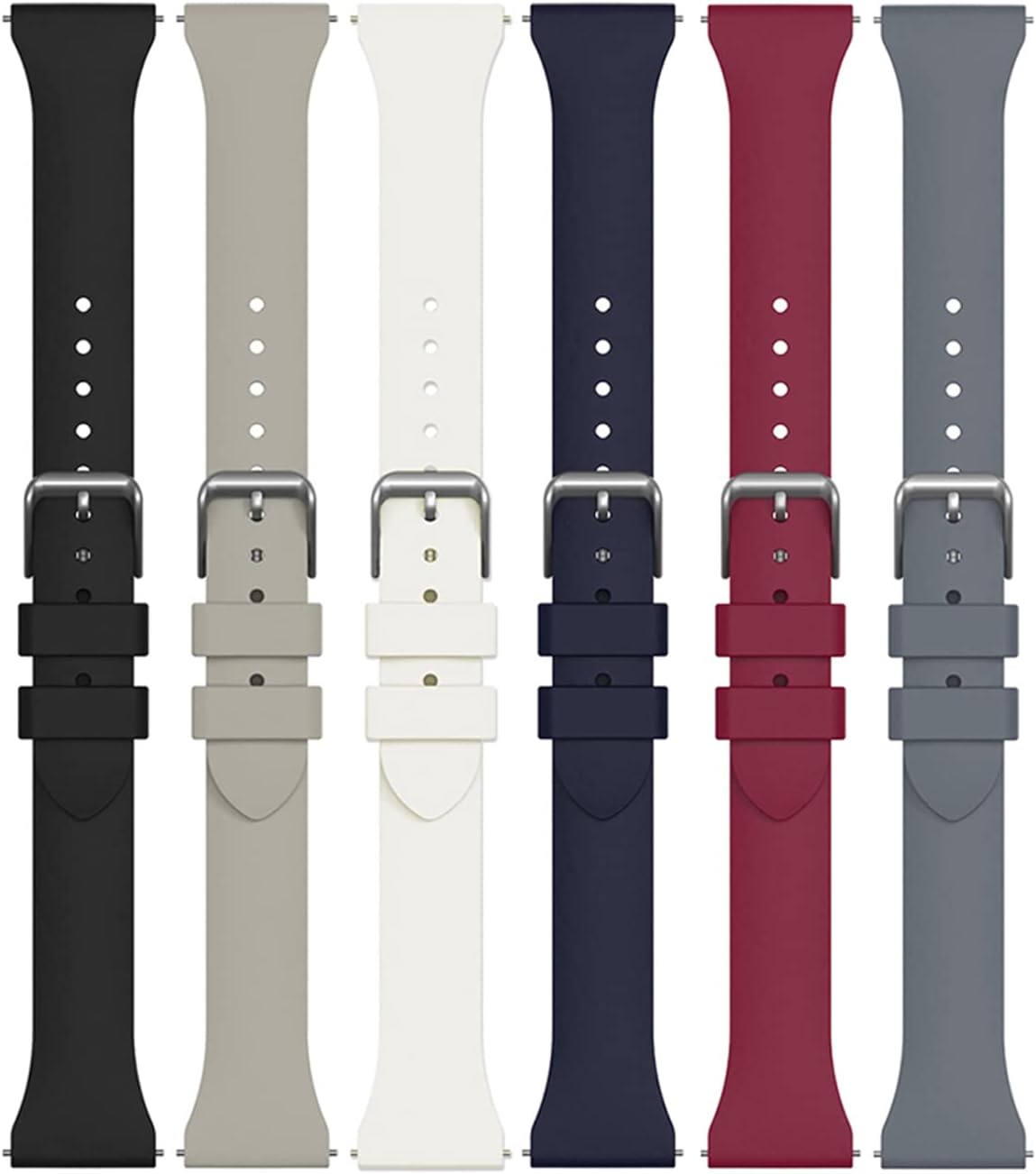 E ECSEM Bands Compatible for Aycy Watch Strap, Classic Flexible Colorful Quick Fit Replacement Wristband