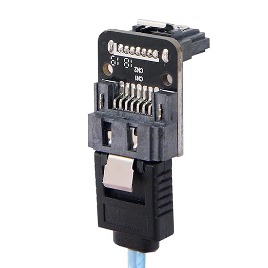 chenyang SATA 7Pin Female to 7pin Male 90 Degree Angled Adapter Mainboard Motherboard for Desktops SSD HDD 6Gbps Data Convertor