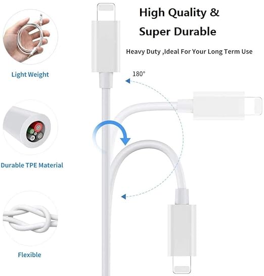 [Apple MFi Certified]Lightning to 3.5mm iPhone Aux Cord,iPhone Aux Audio Cable for Car Home Stereo Speaker Headphone,Compatible for iPhone 14 13 12 11 Pro Max Mini XS XR X 8 7 6 iPad iPod ,3.3FT White