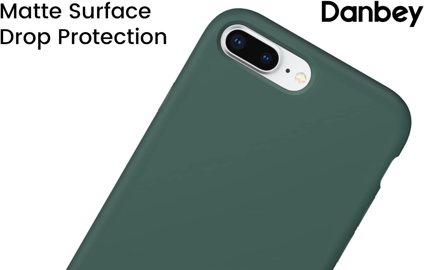 iPhone 7 Plus / 8 Plus Case - Premium Real Liquid Silicone Stain-Resistant Heavy Duty Shockproof Slim Cover (5.5-inch