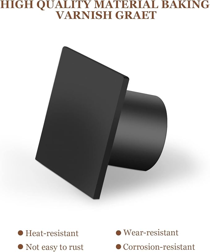 Gute Taper Candle Holder, Candle Holders for Pillar Candles, Matte Black Candlestick Holder Centerpieces for Home Decoration, Wedding Anniversary, Party, Housewarming Gifts,Set of 8,Square
