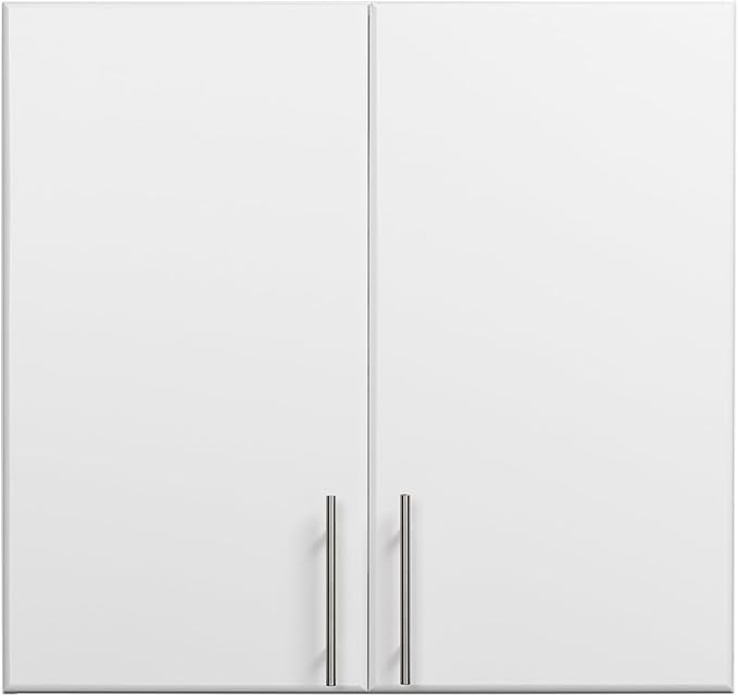 Prepac Elite 32" Wall Cabinet, White Storage Cabinet, Bathroom Cabinet, Pantry Cabinet with 1 Adjustable Shelf 12" D x 32" W x 30" H, WEW-3230