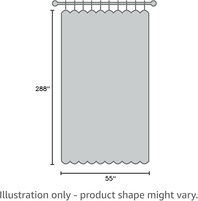 LinenZone Silver Window Scarf Valance in 288 Inch Size. Use Window Scarves as Canopy Bed or Backdrop Curtains, Curtain Scarf, or Sheer Fabric for Draping. (Amazing 55 x 288, Silver)